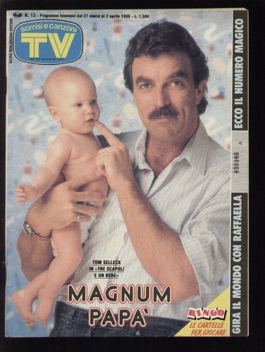 Sorrisi 1988 tom selleck - sorrisi, 13/1988