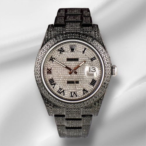 Rolex uomo datejust 41mm - rolex, nero