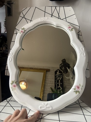 Specchio parete ovale stile - specchio,