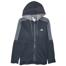 Felpa Adidas uomo grigia full