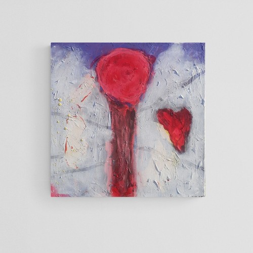 Quadro astratto materico - , di