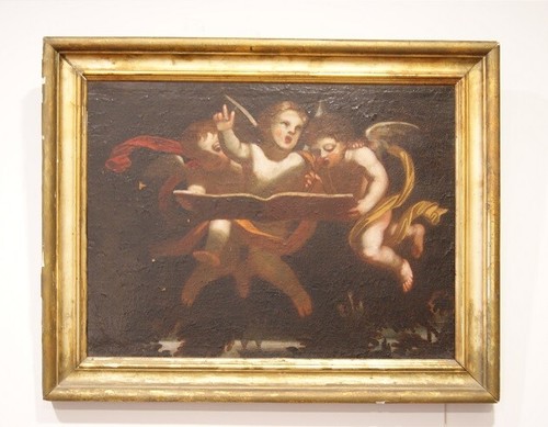 Olio tela italiano - su, 1600
