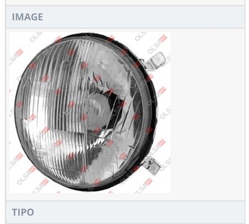 Faro anteriore proiettore fiat - anteriore,