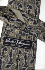 Cravatta Salvatore Ferragamo 100% Seta