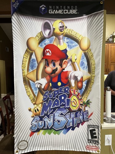 Poster banner super mario - super,