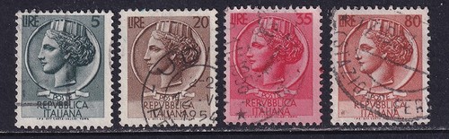 Italia 1953 turrita - turrita, fil