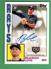 2019 TOPPS BRANDON LOWE AUTO
