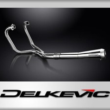 Silenziatore Honda CX500 C Custom Deluxe 78-81 scarico lucido 2-1 cono retromarcia