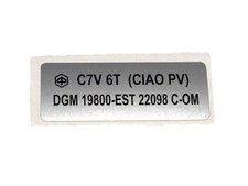 ADESIVO ARGENTO OMOLOGAZIONE