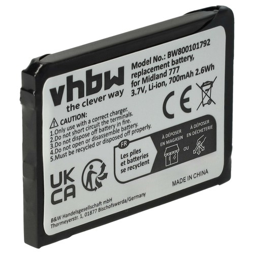 Batteria per midland pmr446 - per,