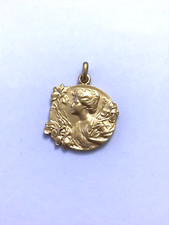 Ancien Grand Pendentif plaqué