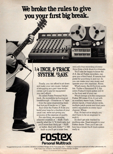 Vintage anni fostex - vintage, 80