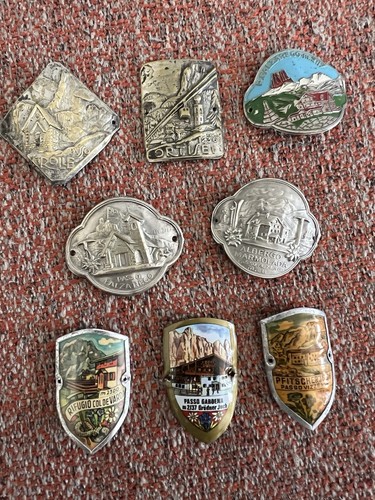 Lotto placche stemmi bastone - lotto,