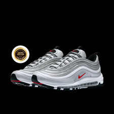 Nike Silver Air Max 97 NUOVE Disponibili dal 40 al 45 Outlet Shoes Originali