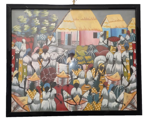 Quadro batik dipinto stoffa - batik,