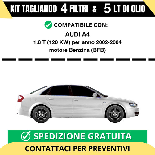 Tagliando per audi 8 - tagliando,