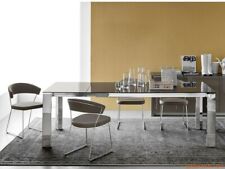 Calligaris Connubia Sedia New York CB/1022 Ecop. Skuba nero-Metallo cromatoP77