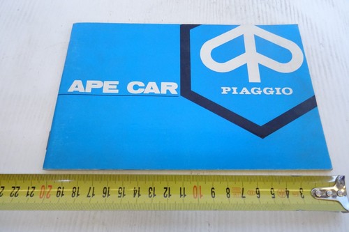 Manuale uso manutenzione ape - uso,