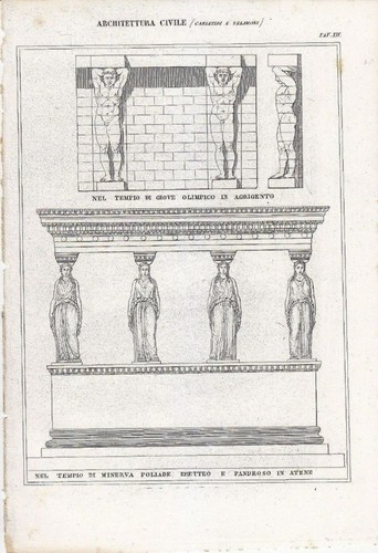 Architettura civile cariatidi - civile,