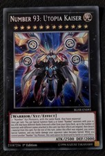 Yu-Gi-Oh! Number 93 Utopia Kaiser BLHR-EN093 1° Edizione Numero Inglese 