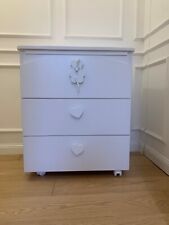 NANAN Fiocco - Fasciatoio neonato Cassettiera e bagnetto Estraibile Bianco