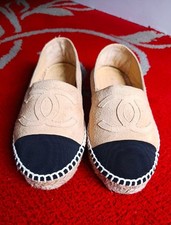Chanel espadrillas beige nero - espadrillas,