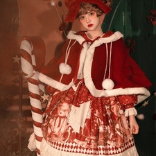 Christmas Gift Lolita Red Long