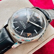 Orologio ORIS carica manuale 1,4 pollici cassa 7,0 pollici polso acciaio inos...