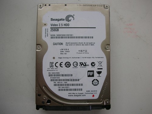 Seagate video hdd 250gb - video, 2.5