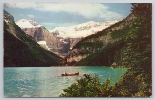 Cartolina lake louise banff - lake,