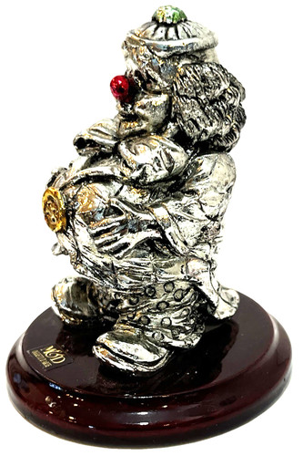 Scultura statuina pagliaccio