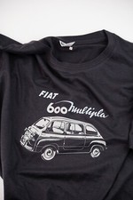 T-Shirt maglietta epoca fiat 600 multipla design anni 60