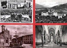 PRATO - LOTTO DI 8 CARTOLINE D'EPOCA BN -VIAGGIATE -vedi foto e descrizione