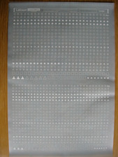 1 x foglio Letraset SIMBOLI S17968 (bb)