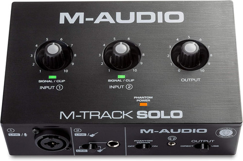 Audio track solo - m-audio, m-track