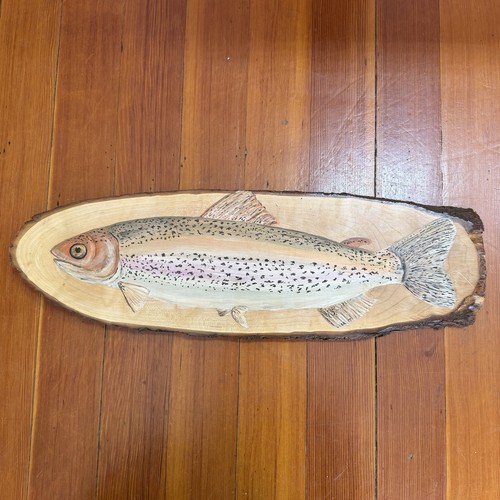 Grande pesce dipinto - , originale