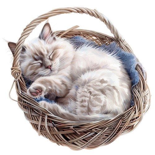Adesivi ragdoll gatto - ragdoll,