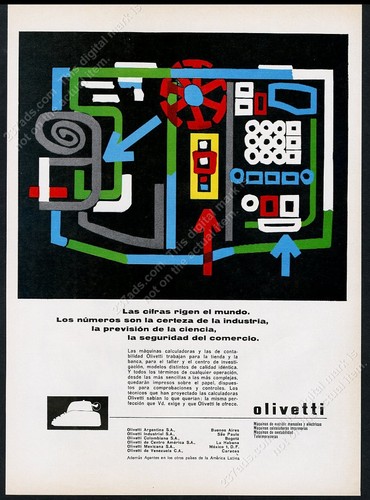 Calcolatrice olivetti 1960 - calcolatrice,