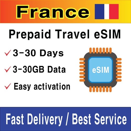 France travel sim card - france,