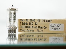 1x Telefunken ECC83 12AX7