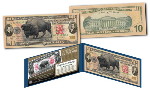 Banconota dollari bison - banconota,