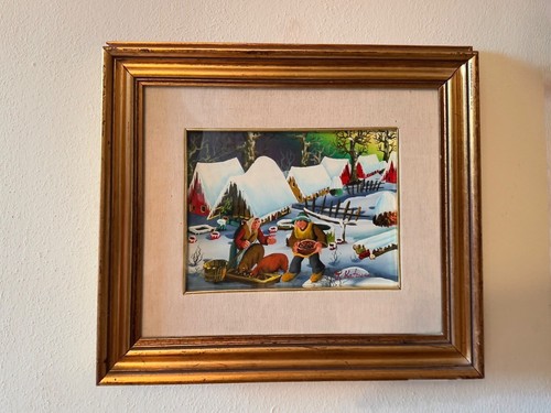 Dipinto naif firmato - dipinto, –
