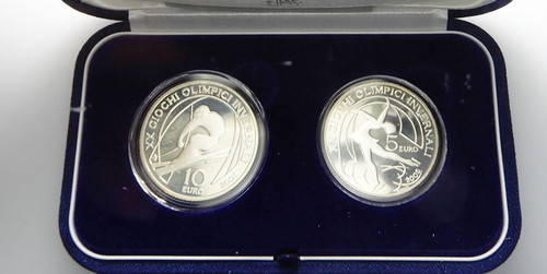 Dittico monete 10 - e, euro