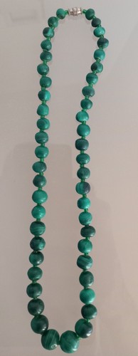 Collana malachite naturale - in,