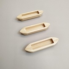 3 pezzi di barca in legno