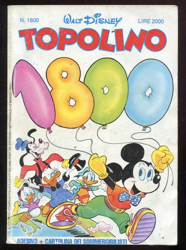 Topolino 1800 mondadori - n°1800,
