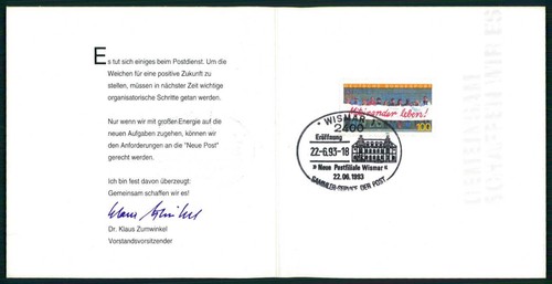 Regalo posta tedesca 1993 - posta,