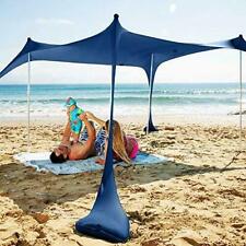 SUN NINJA Tenda da Spiaggia Pop Up Rifugio Solare UPF50+, Picchetti da Terra e Pali di Stabilità