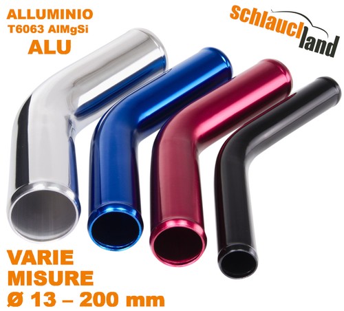Tubo curva alluminio - curva,