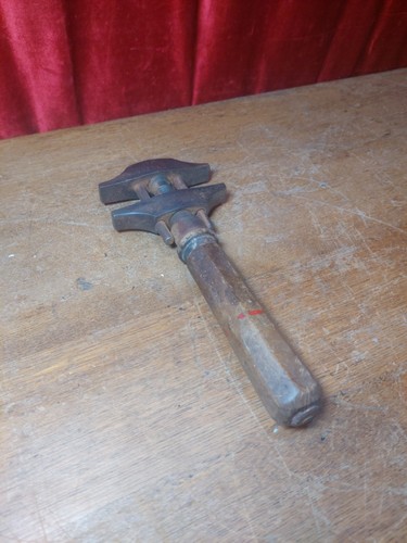 Antique french tool key wrench - antique,